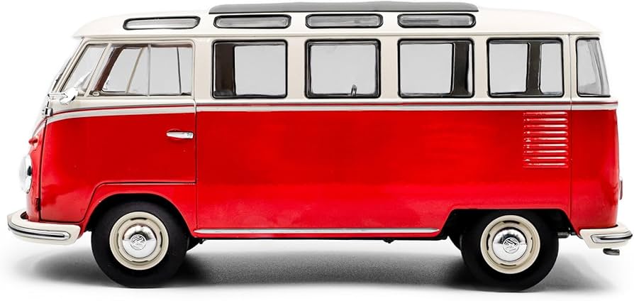 Amazon | ソリド 1/18 フォルクスワーゲン T1 サンバ 1962 レッド